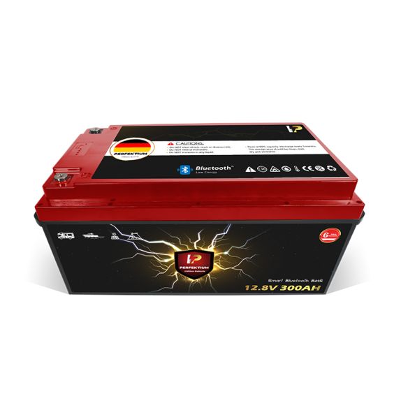 Lithium Batteri: LiFePo4 12V 300Ah, Perfektium HEAT BT