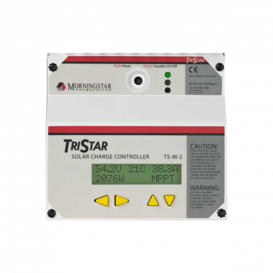 Morningstar TriStar Meter-2, display