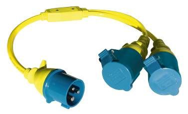 Victron Splitter Cord 16A/250V CEE/2xCEE