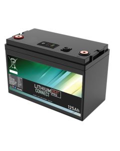 Lithium Batteri: LiFePO4 12V 125Ah, Heat Pro Connect