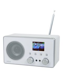 12V & 230V Trius DB-280C DAB+/FM/BT Radio, hvit