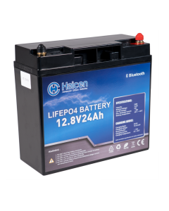 Lithium Batteri: LiFePO4 12V  24Ah, H, Bluetooth