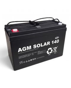 AGM Batteri: 140 AGM Solar, 12V