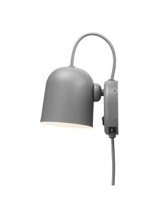 230V Angle Vegglampe, grå