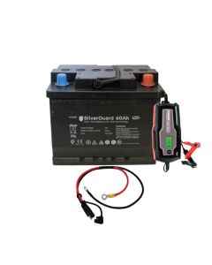 Eksternt startbatterisett til aggregat