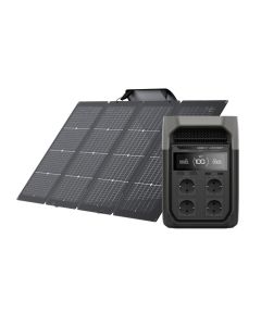 EcoFlow DELTA 3 med 220W Solcellepanel