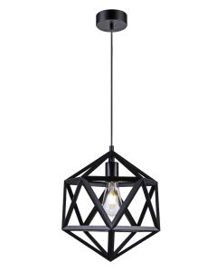 12V & 230V Orb metallic sort takpendel - 15004