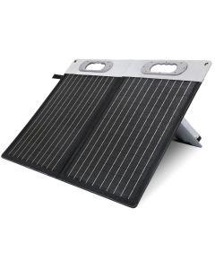 Solcellepanel  60Watt, sammenleggbart, 2-fold, sort