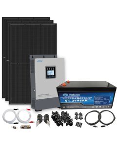 Kraftpakke 230V - 3000W, EPEVER 48v