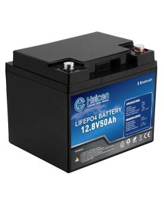 Lithium Batteri: LiFePO4 12V  50Ah, H, Bluetooth