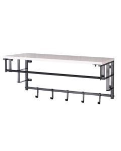 Margit, hattehylle, hvit