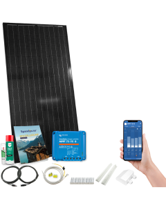 Solcelle bobilpakke, 160W/180W/190W, Victron SMART