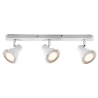 12V & 230V Eik 3-spot, hvit