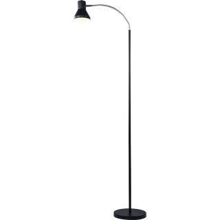 12V & 230V Spot-flex gulvlampe, sort