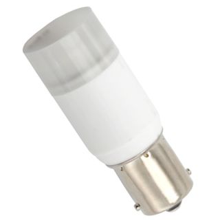 12V BA15d rundtlysende 2W 3 SMD led pære, keramisk, varm
