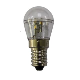 12V E14 mini 0,7W 16 SMD led pære med kuppel, varm