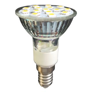 12V E14 spot 2,5W 15 SMD5050 led pære, varmhvit