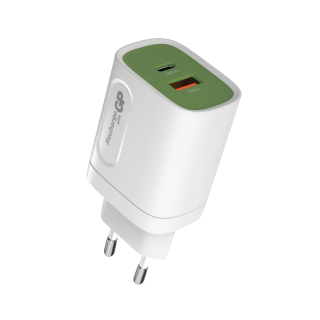 230V USB C PD og USB A lader, GP WM2A