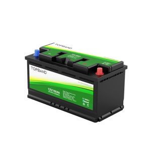 Lithium Batteri: LiFePO4 12V 150Ah, 150A BMS, Topband, Bobil