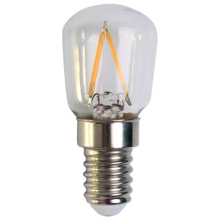 230V E14 Mini 2W LED filament pære, varmhvit