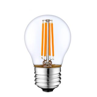 230V E27 B45 4W 4x Filament led pære, dimmbar, varmhvit