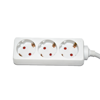 230V strømskinne 3 uttak u/bryter 1,5m