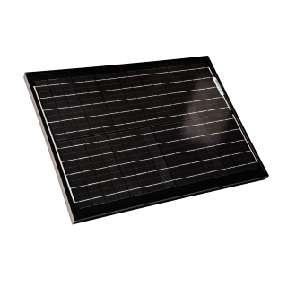 Solcellepanel  25Watt, ALL BLACK, mono
