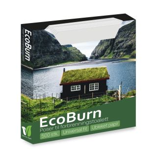 Poser til forbrenningstoalett, 500 stk