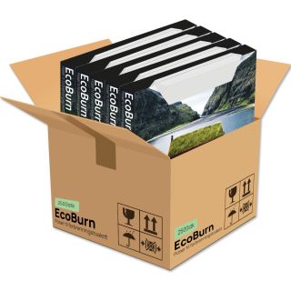 Kartong med Ecoburn poser til forbrenningstoalett, 2500