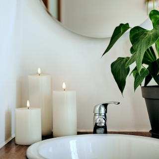 Uyuni LED kubbelys Ø7,8X10,1cm