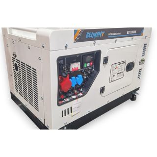 Dieselaggregat 11000W med autostart og gløding, BD15000S, 400V 3-fas