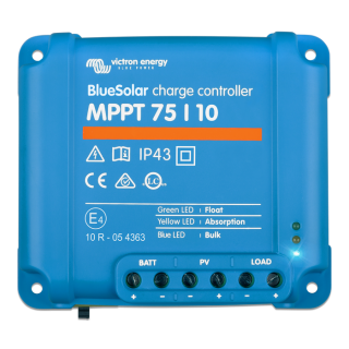 Victron BlueSolar MPPT 75/10, laderegulator 10A