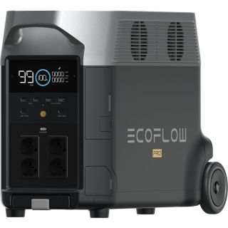 Ecoflow Delta Pro er toppmodellen. Kraft så det holder, og lades raskt opp.