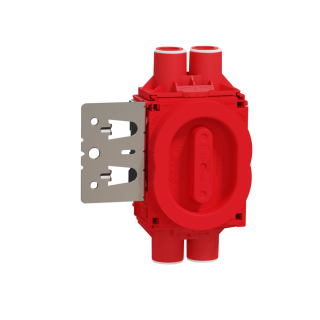 ELKO Veggboks Flexi+ 1.5 lav 4-løp stender