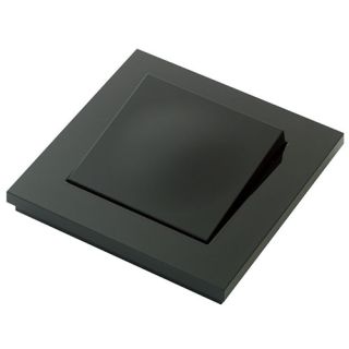 ELKO Plus innfelt bryter, sort