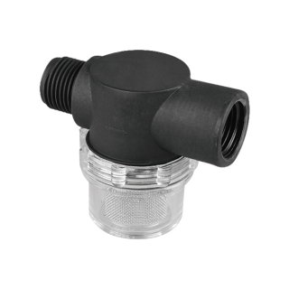 Inntaksfilter til pumper 1/2" utv. til 1/2" innv.