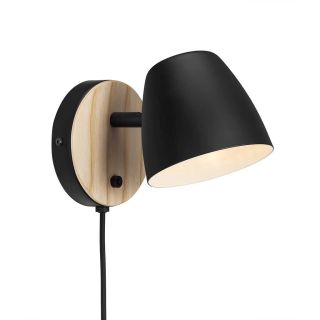 12V & 230V Theo, enkel - vegglampe