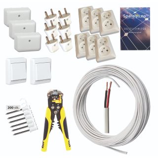 12V Installasjonspakke, stor