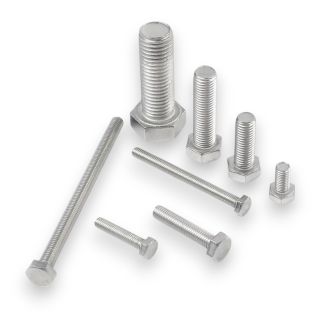 Rustfri maskinskrue med sekskanthode A4  M4x20mm, 25stk