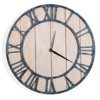 Mona, stor veggklokke, offwhite