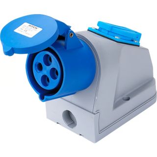 230V stikkontakt kombi, 16A, 3-Pol+J