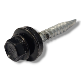 Farmerskrue 4,8x55 mm, sort, 100pk