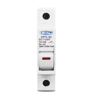 Sikringholder for 10x38mm indikator, DIN