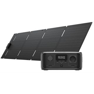 EcoFlow RIVER 3, 60W Solcellepakke