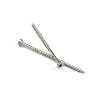 Rustfri treskrue A4 6 x120 mm, 100stk