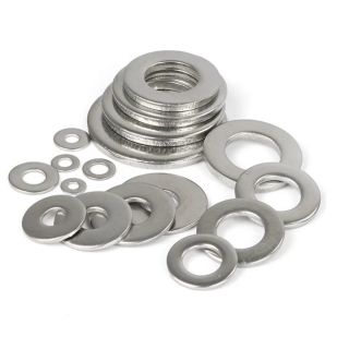 Rustfri skive  M8, 25stk