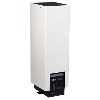 Safire 2000B - Ring hytta varm - diesel og olje ovn, hvit