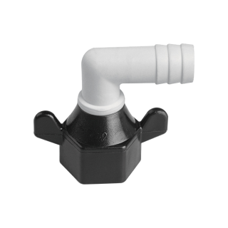 Slangenippel til vannpumpe 1/2" til 1/2", Albue
