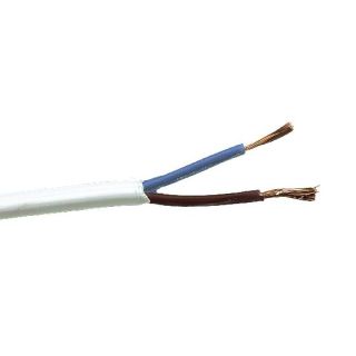 Strømkabel 2x0,75mm²,  5 meter