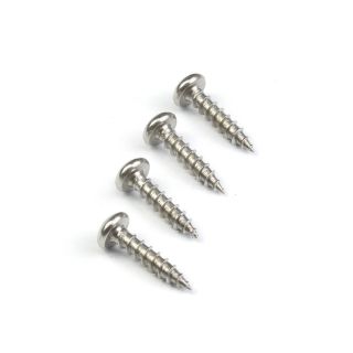 Rustfri treskrue med kulehode A4 4,2 x 19 mm, 100pk
